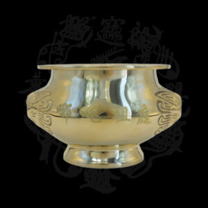 黃銅光身爐供奉家用香薰爐室內供香燒香底座